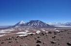 Vulcão Licancabur visto do Cerro Toco, na região de San Pedro de Atacama, no Chile